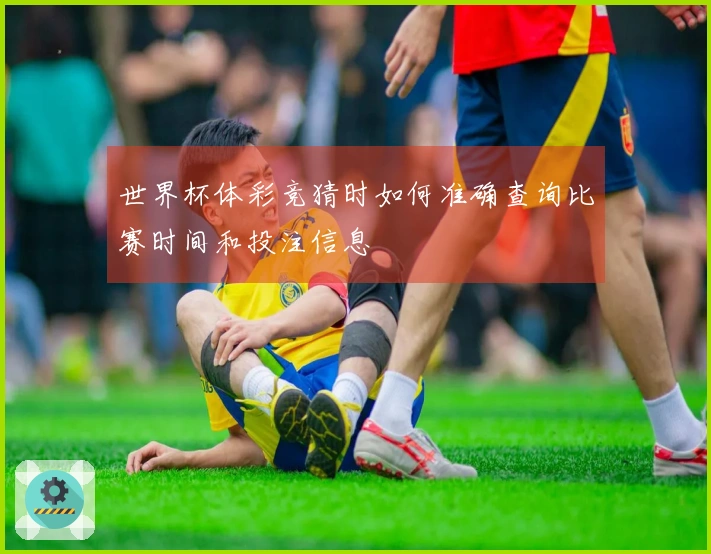 世界杯体彩竞猜时如何准确查询比赛时间和投注信息